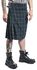 Blue/Green Kilt with Side Buckles