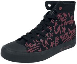 Sneakers with Grafitti Lettering