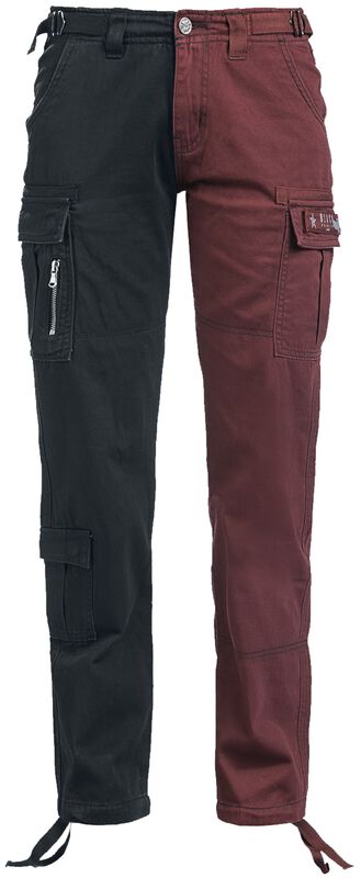 Dual-Coloured Cargo Trousers