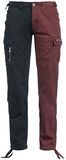 Dual-Coloured Cargo Trousers, Black Premium by EMP, Jeans