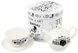 Purrfect Brew - Tea for One Set, Alchemy England, Teapot