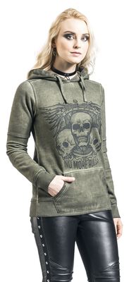 Hooded Jumper with Prints