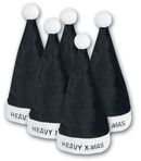 Christmas Hat Set of 5, Heavy X-Mas, Beanie
