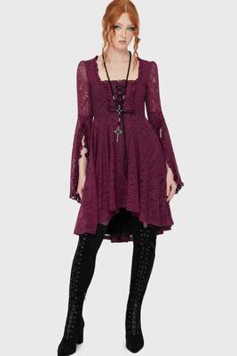 killstar midi dress Killstar Autumns Night Midi Dress Size: L