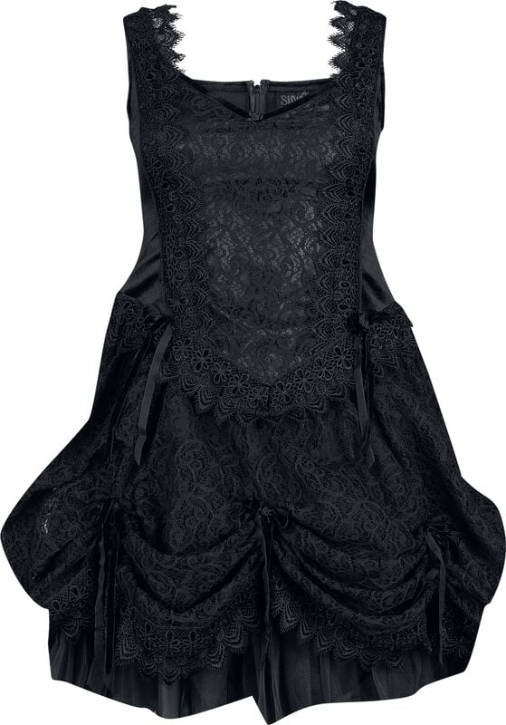 black gothic mini dress Dark In Love - Gothic Sexy Black Purple Lace Mini Black - Dress