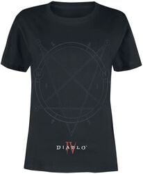 4 - Pentagram, Diablo, T-Shirt
