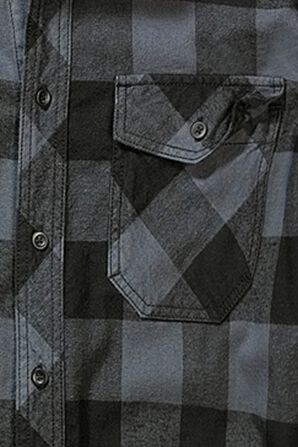 Brandit Checkshirt Flanellen overhemd groen-zwart 3XL 100% katoen Casual wear, Rock wear