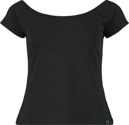 Crop Top, Black Premium by EMP, T-Shirt