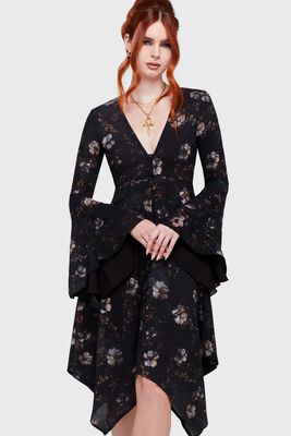 boho night dress Bohemian Night Dress Color Black Size One Size