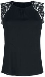 Lace Sleeve Top, Forplay, Top