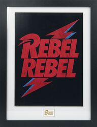 Rebel Rebel Logo, David Bowie, Poster