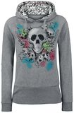 Blur Of Colour Skull, Full Volume by EMP, Hooded sweater