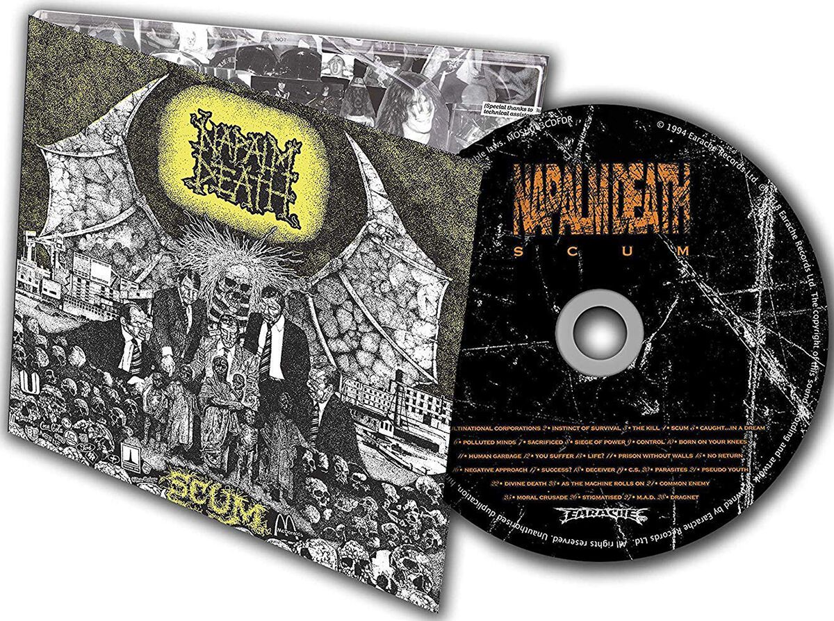 DISTRO - Napalm Death - Scum Live Obliterations CD