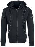 Catching Fire Hoodie, Gothicana by EMP, Hooded zip