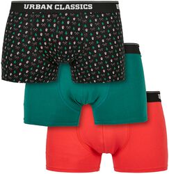 Organic Xmas Boxer Shorts 3-Pack