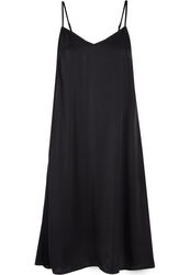 Ladies Viscose Satin Slip Dress, Urban Classics, Medium-length dress