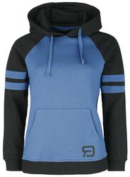 Black/blue hoodie