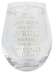 One Ring, The Lord Of The Rings, Drinking Glass