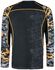 Long-Sleeve Sports Top with Camouflage Sleeves