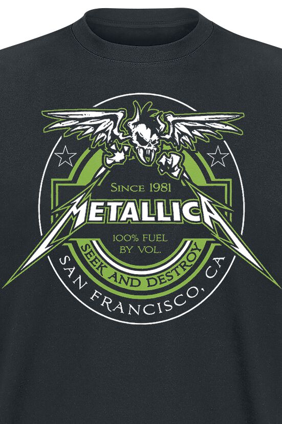 100 Fuel Seek And Destroy Metallica T Shirt Emp