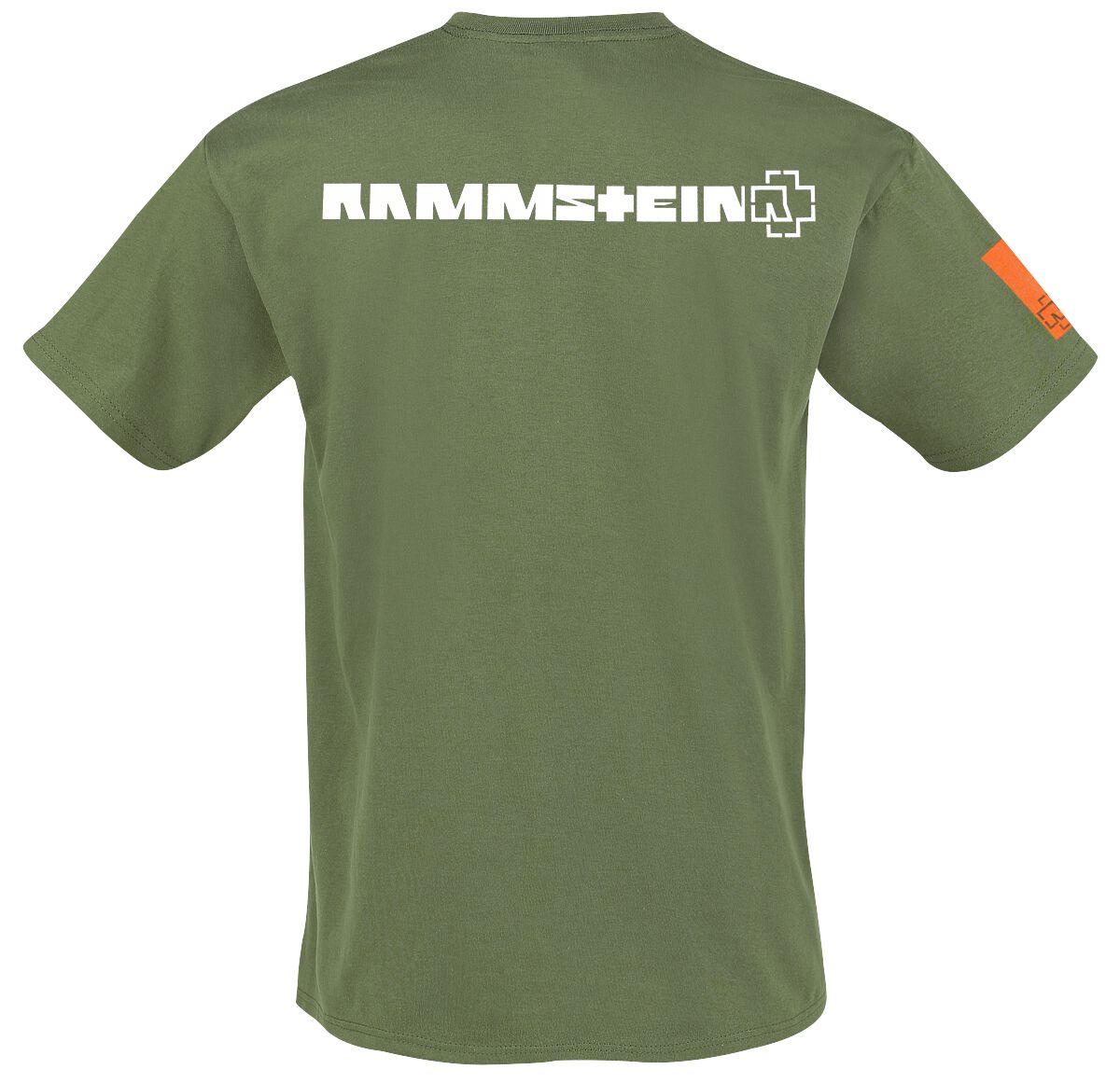 Rammstein Dames T-shirt Suspender Officiële Band Merchandise Fan Shirt wit met zwarte voorkant en achterkant print, wit, M Rammstein Dames T-shirt Suspender Officiële Band Merchandise Fan Shirt wit met zwarte voorkant en achterkant print, wit, M