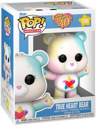 Care Bears 40th anniversary - True Heart Bear Pop! Animation (Chase Edition possible) vinyl figurine no. 1206