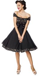 Off-The-Shoulder Swing Dress, Belsira, Medium-length dress