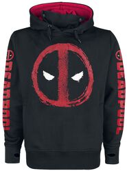 Symbol - Distressed, Deadpool, Hooded sweater
