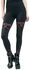Leggings with coffin and bat print