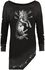 Long-sleeved top with wolf print