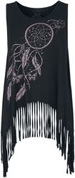 Vest with Dream Catcher Print, Full Volume by EMP, Top