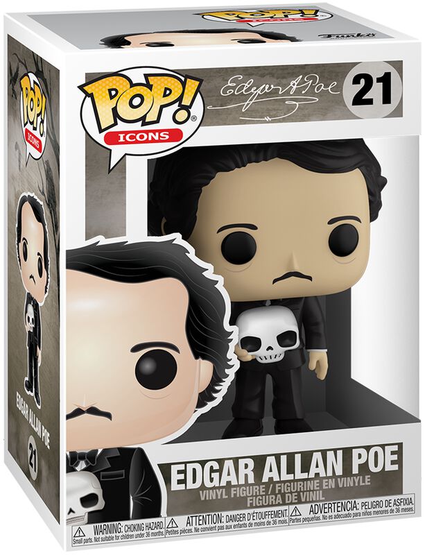 Edgar Allan Poe Edgar Allan Poe (Icons) vinyl figurine no. 21