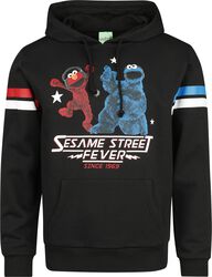 Sesame Street Fever - Elmo and Cookie monster, Sesame Street, Hooded sweater