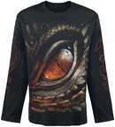 Dragon Eye, Spiral, Long-sleeve Shirt