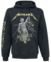 Camiseta Metallica ...And Justice For All - Neon Backdrop | 100% Algodón | Ajuste Regular | Estampado Delantero Y Trasero | Color Antracita