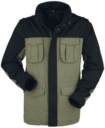 Two-Tone Between-Seasons Jacket with Pockets