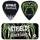 Dunlop - Hetfield Black Fang Pick Tin, Metallica, Plectra Set