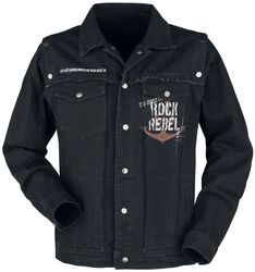 Denim jacket with prints, Rock Rebel by EMP, Jeans Jacket