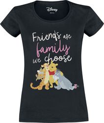 Friends are the family we choose, Winnie the Pooh, T-Shirt