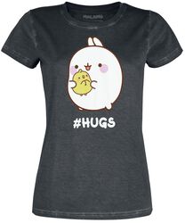 #Hugs, Molang, T-Shirt