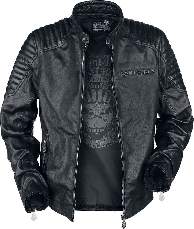 Book Of Souls Skull | Iron Maiden Leather Jacket | EMP