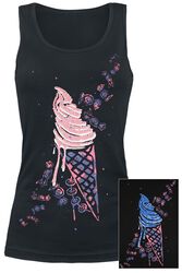 Tank Top with Sequins and Print, Full Volume by EMP, Top