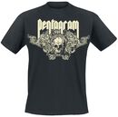 Skull, Pentagram, T-Shirt