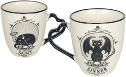 Saint und Sinner mug set, Alchemy England, Mug Set