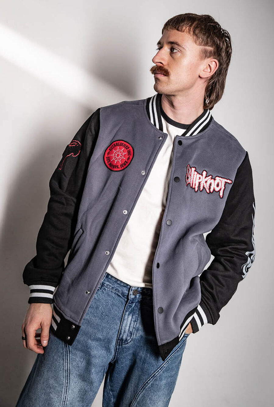 Outfit Collegejacke Slipknot
