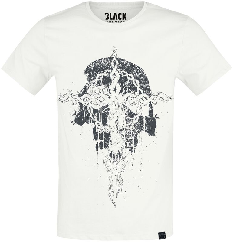 T-Shirt with skull and cross