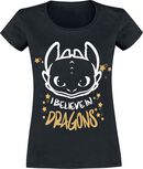 Toothless - I Believe In Dragons, How to Train Your Dragon, T-Shirt