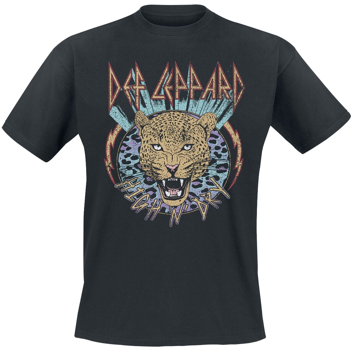 High N Dry Leopard | Def Leppard T-Shirt