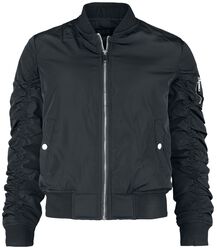 Ladies’ bomber jacket, Black Premium by EMP, Bomber Jacket