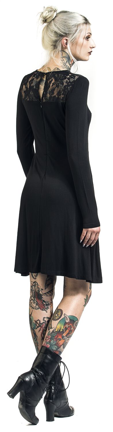 Rockanje - Long Lace Winter Dress | Rotterdamned Midi Dress | EMP